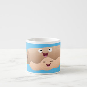 Taza De Espresso Personalizado de horneado de rodillos y pasta de m