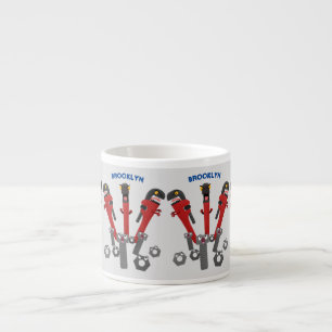 Taza De Espresso Personalizado de humor de herramientas monstruosas
