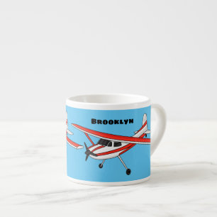 Taza De Espresso Personalizado de la aeronave de engranajes de tric