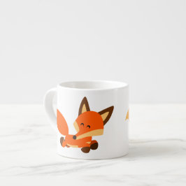 Taza De Espresso Personalizado de la Flota Cuta Fox Espresso Mug