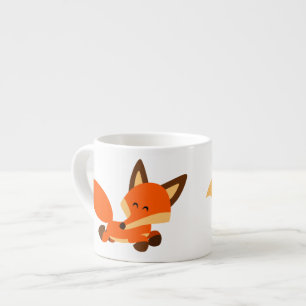 Taza De Espresso Personalizado de la Flota Cuta Fox Espresso Mug