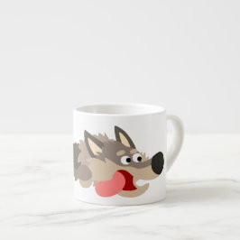 Taza De Espresso Personalizado De La Flota Cuta Wolf Espresso Mug
