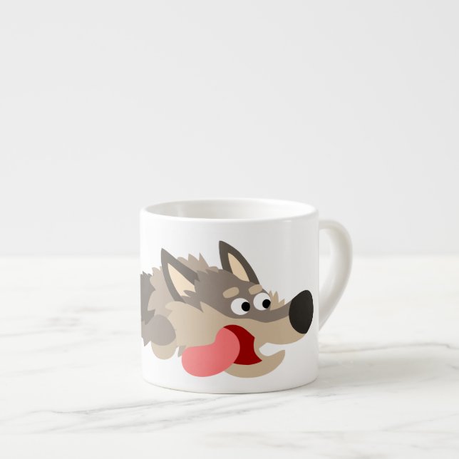 Taza De Espresso Personalizado De La Flota Cuta Wolf Espresso Mug (Derecha)