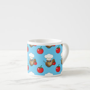 Taza De Espresso Personalizado de Lechuza Cocina
