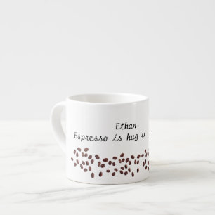 Taza De Espresso Personalizado de nombre expresso, amantes de la ex
