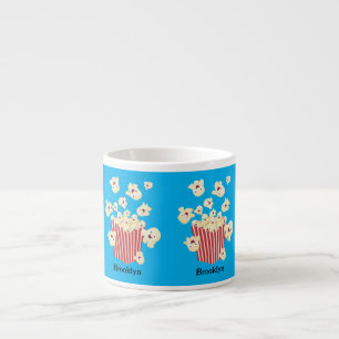 Taza De Espresso Personalizado de palomitas de palomitas graciosas