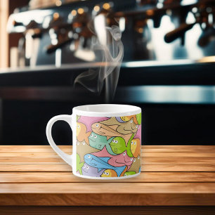 Taza De Espresso Personalizado de pescado