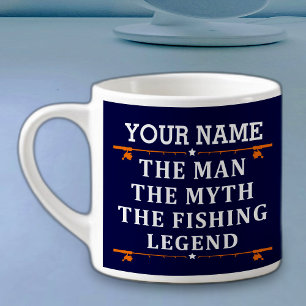 Taza De Espresso Personalizado El Hombre El Mito De La Leyenda Pesq