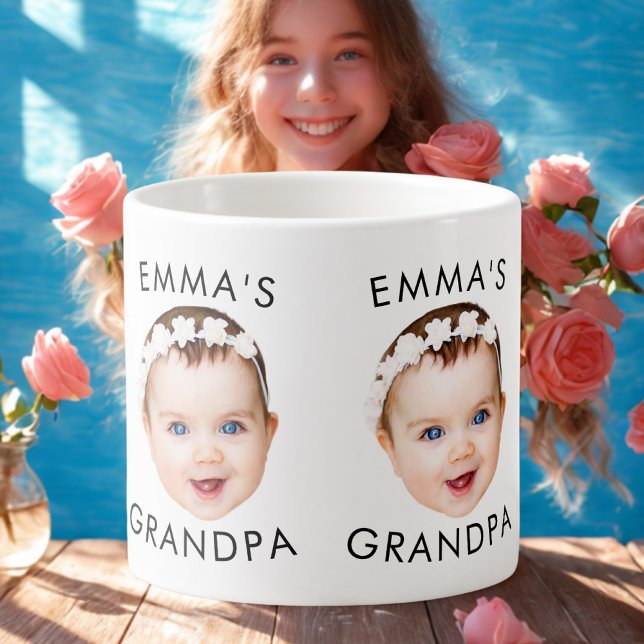 Taza De Espresso Personalizado Foto Face Mug Mom Abuela Abuela Cump (Subido por el creador)