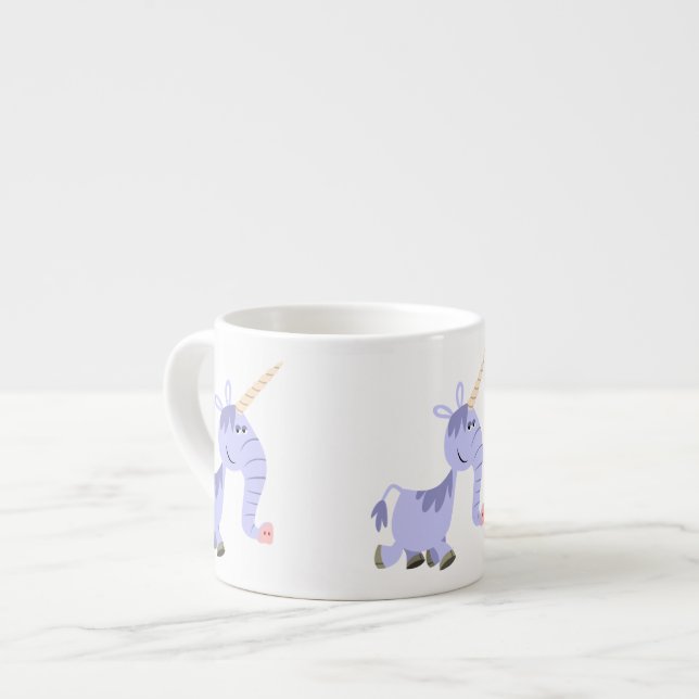 Taza De Espresso Personalizado inusual Unicorn Espresso Mug (Izquierda)
