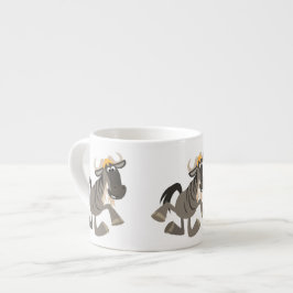 Taza De Espresso Personalizado Tap Dancing Wildebeest Espresso Mug