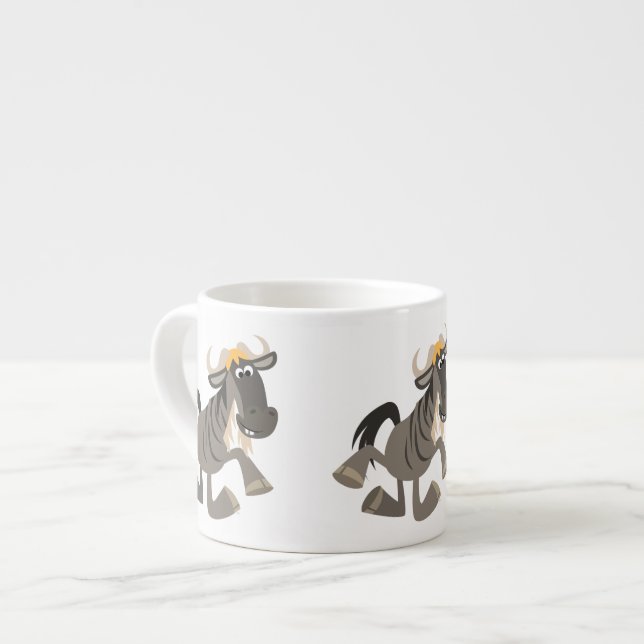 Taza De Espresso Personalizado Tap Dancing Wildebeest Espresso Mug (Izquierda)