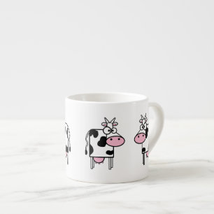 Taza De Espresso Personalizado vacas lecheras Espresso Mug