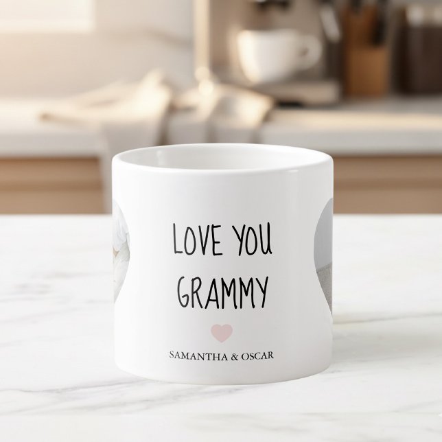 Taza De Espresso Personalized Love You Grammy | Custom Gift (Subido por el creador)