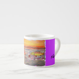 Taza De Espresso pesca con mosca