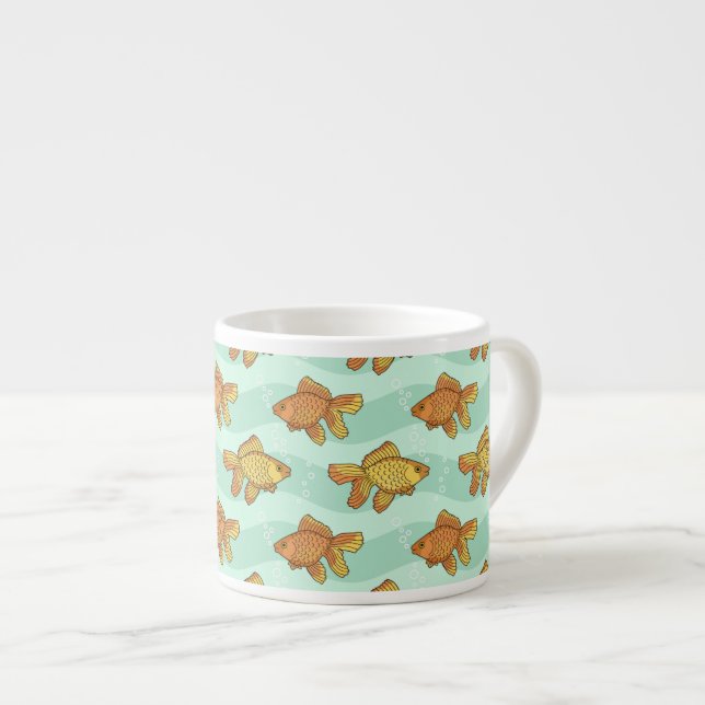 Taza De Espresso Pescado-modelo (Derecha)