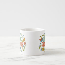 Taza De Espresso Petite I Love Spring