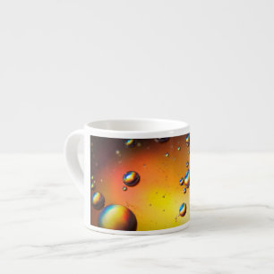Taza De Espresso Petróleo en el agua