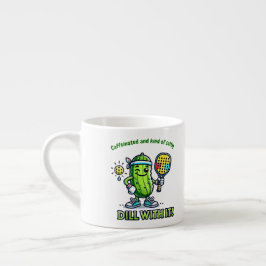 Taza De Espresso Pickleball Funny Coffee Mug Drinkware Kitchen