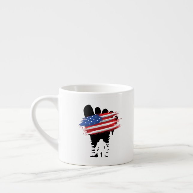 Taza De Espresso Pie grande 4 de julio.b (Izquierda)