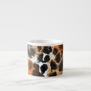 Taza De Espresso Piel animal: patrón de leopardo creativo.