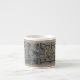 Taza De Espresso Piezas del violoncelo como elementos