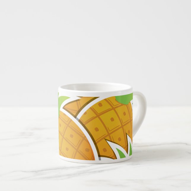 Taza De Espresso Piña divertida (Derecha)