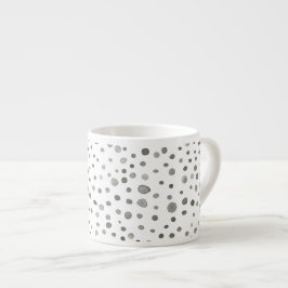 Taza De Espresso Pine Confetti Water Dots Espresso Mug