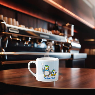 Taza De Espresso Pingüinos de Snowballing