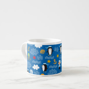 Taza De Espresso Pingüinos y marineros