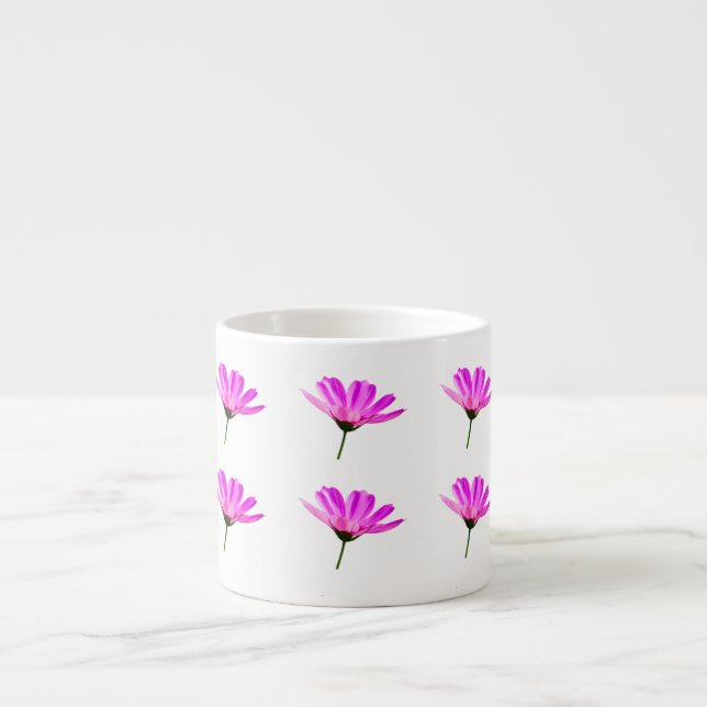 Taza De Espresso Pink Daisy (Frente)