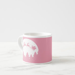 Taza De Espresso Pink Magic Christmas
