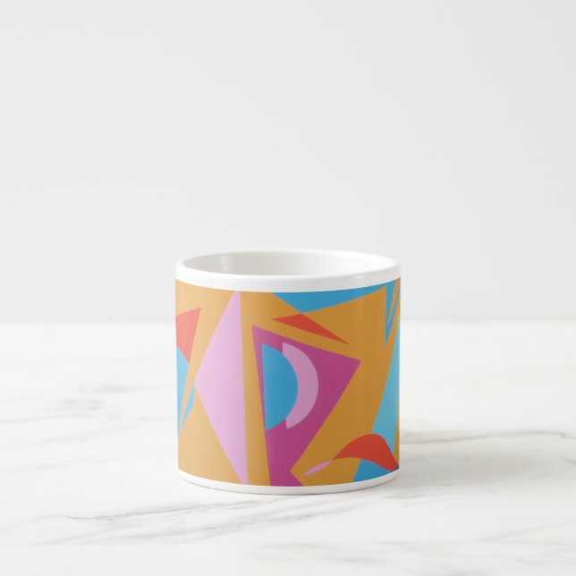 Taza De Espresso Pink Martini Abstract Espresso Mug (Frente)