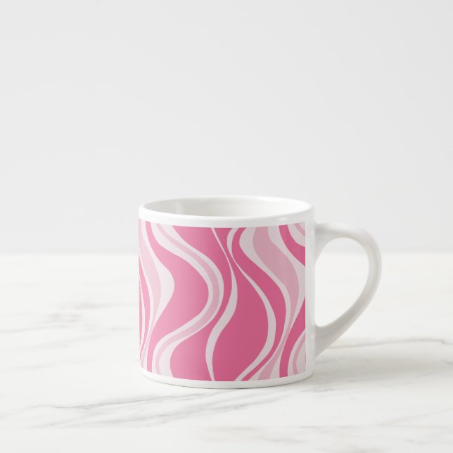 Taza de Espresso Pink Waves (Derecha)