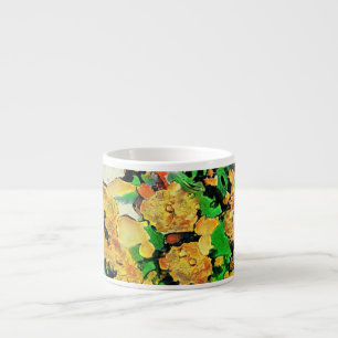 Taza De Espresso Pintura de aceite retro: Monet Van Gogh