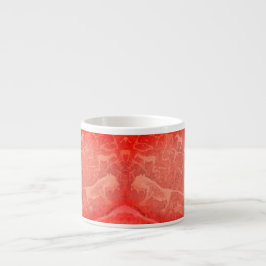 Taza De Espresso Pintura de arte de rock namibio en Namibia