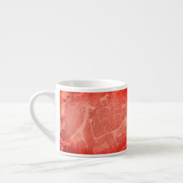 Taza De Espresso Pintura de arte de rock namibio en Namibia