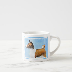 Taza De Espresso Pintura de Basenji - Arte original muy bonito