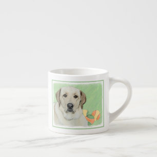 Taza De Espresso Pintura de las bolas de tenis y de recuperación de