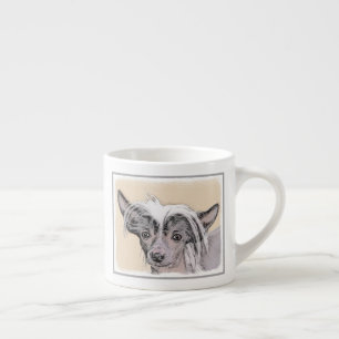 Taza De Espresso Pintura sin pelo de cremallera china arte original