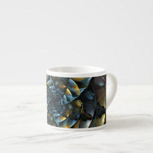 Taza De Espresso PinWheel Resumen Arte Espresso Mug
