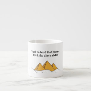 Taza De Espresso Pirámides esfinges Antigüedad Egipto Khufu Pharoah