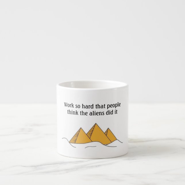 Taza De Espresso Pirámides esfinges Antigüedad Egipto Khufu Pharoah (Frente)