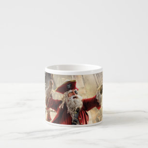 Taza De Espresso Pirata Santa