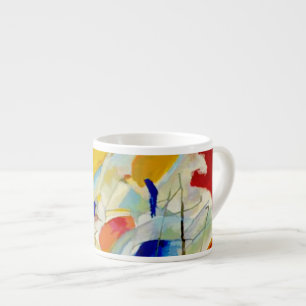 Taza De Espresso PixDezines Kandinsky 1913 Batalla Naval Improv 31