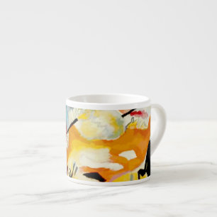 Taza De Espresso PixDezines Kandinsky 1913 Batalla Naval Improv 31