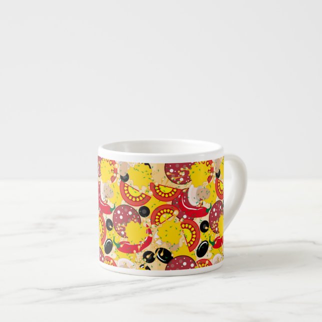Taza De Espresso Pizza (Derecha)