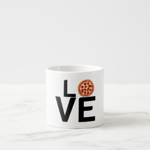 TAZA DE ESPRESSO PIZZA LOVE