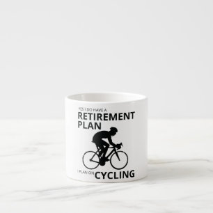 Taza De Espresso Planeo ir en bicicleta cuando me jubile