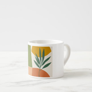 Taza De Espresso planta boho